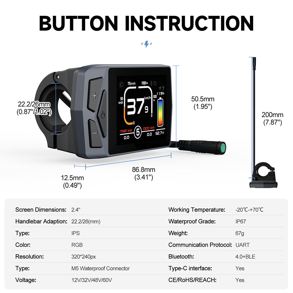 Bafang EKD01 Display (CAN Bus)