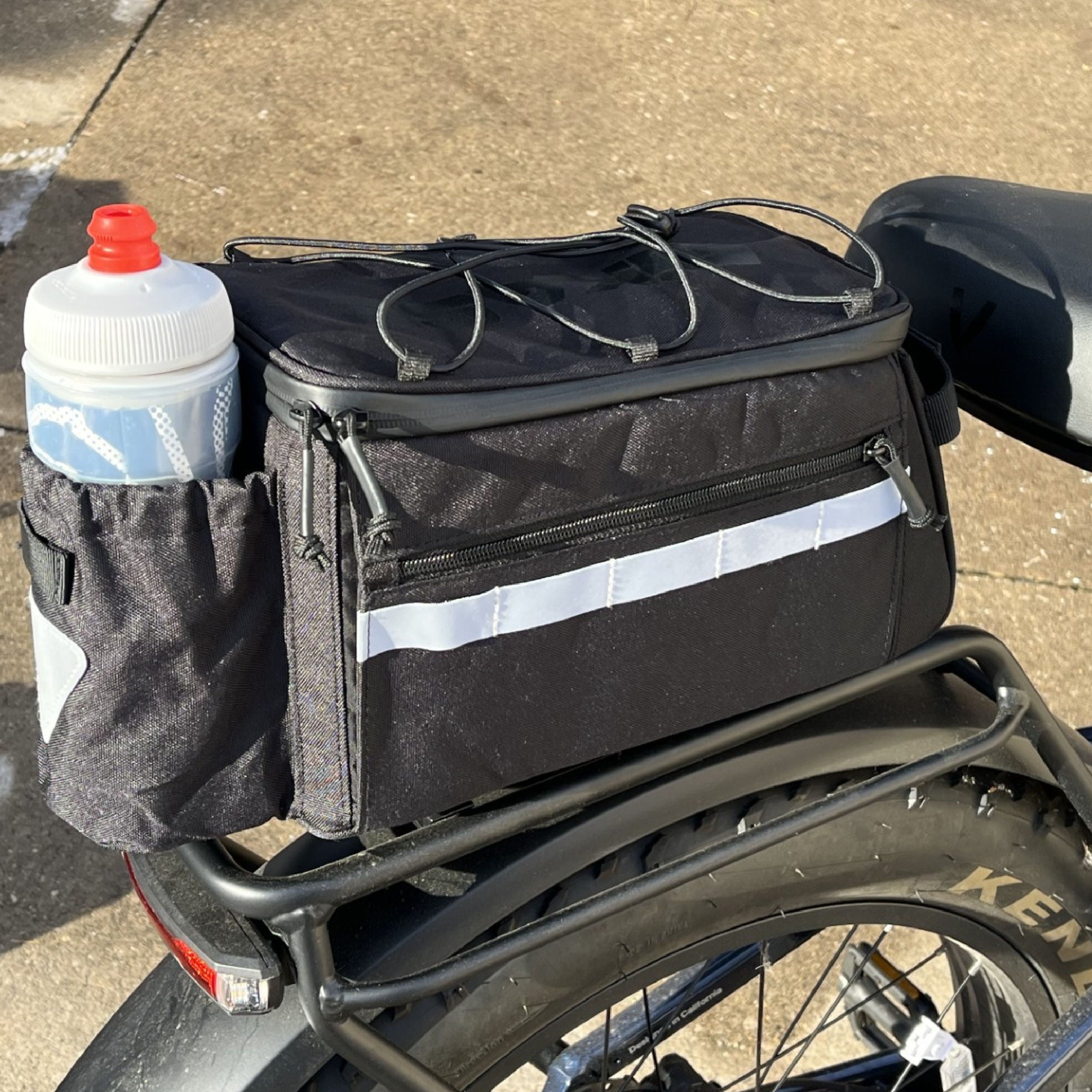MIK Trunk Bag Big Momma Bicycle Rack Bag - Compatible with MIK (works only with MIK Rack - not Included)