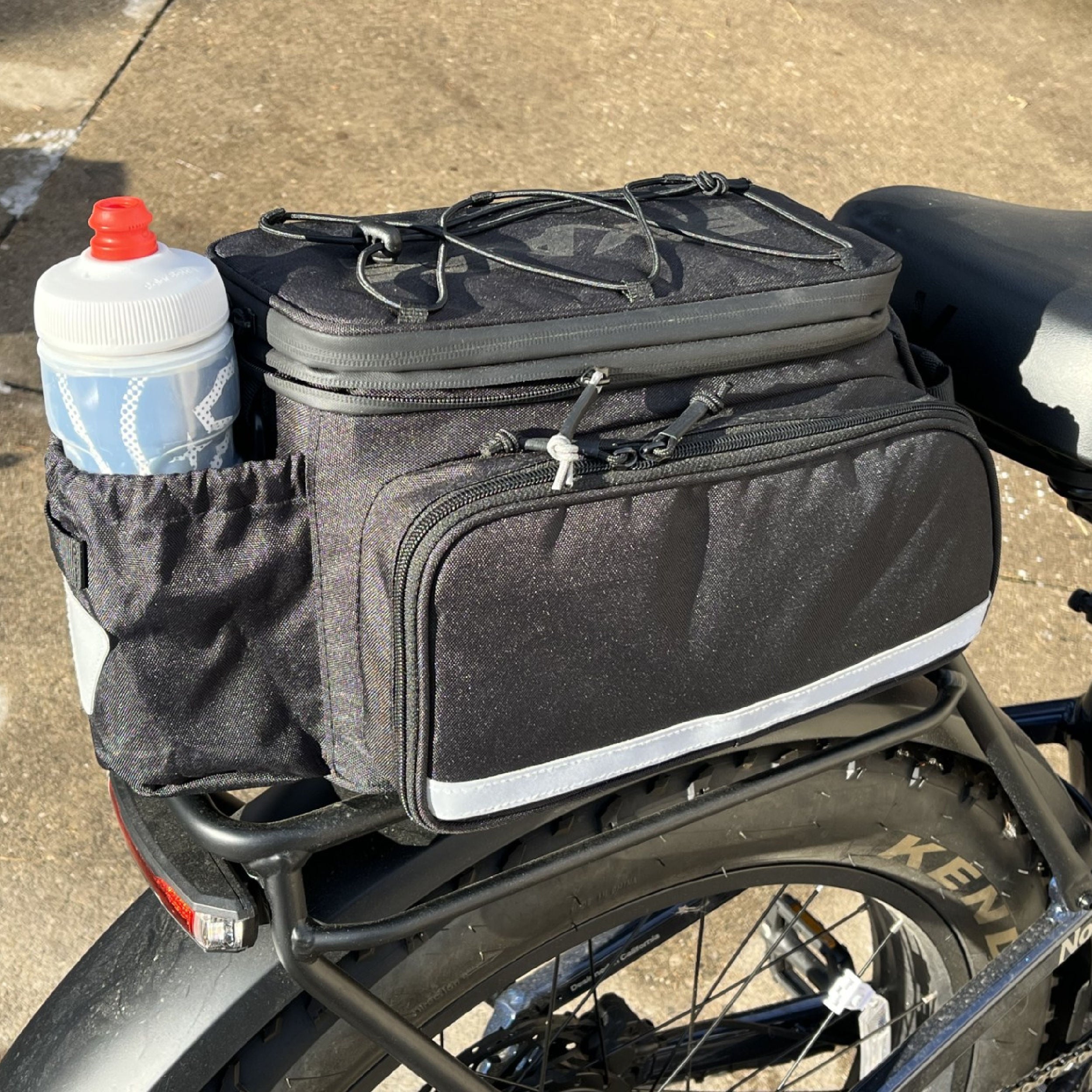MIK Trunk Bag Big Daddy Bicycle Rack Bag (works only with MIK Rack - not Included)