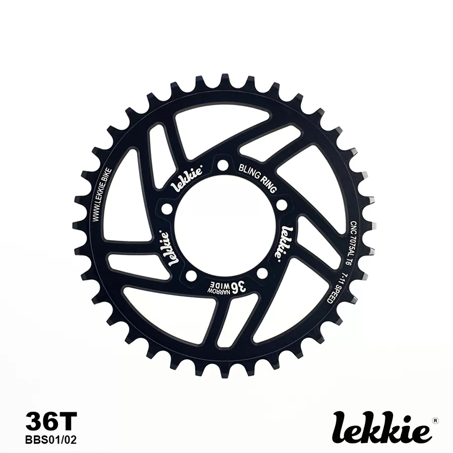 Lekkie 36T Bafang BBS02 Bling Ring