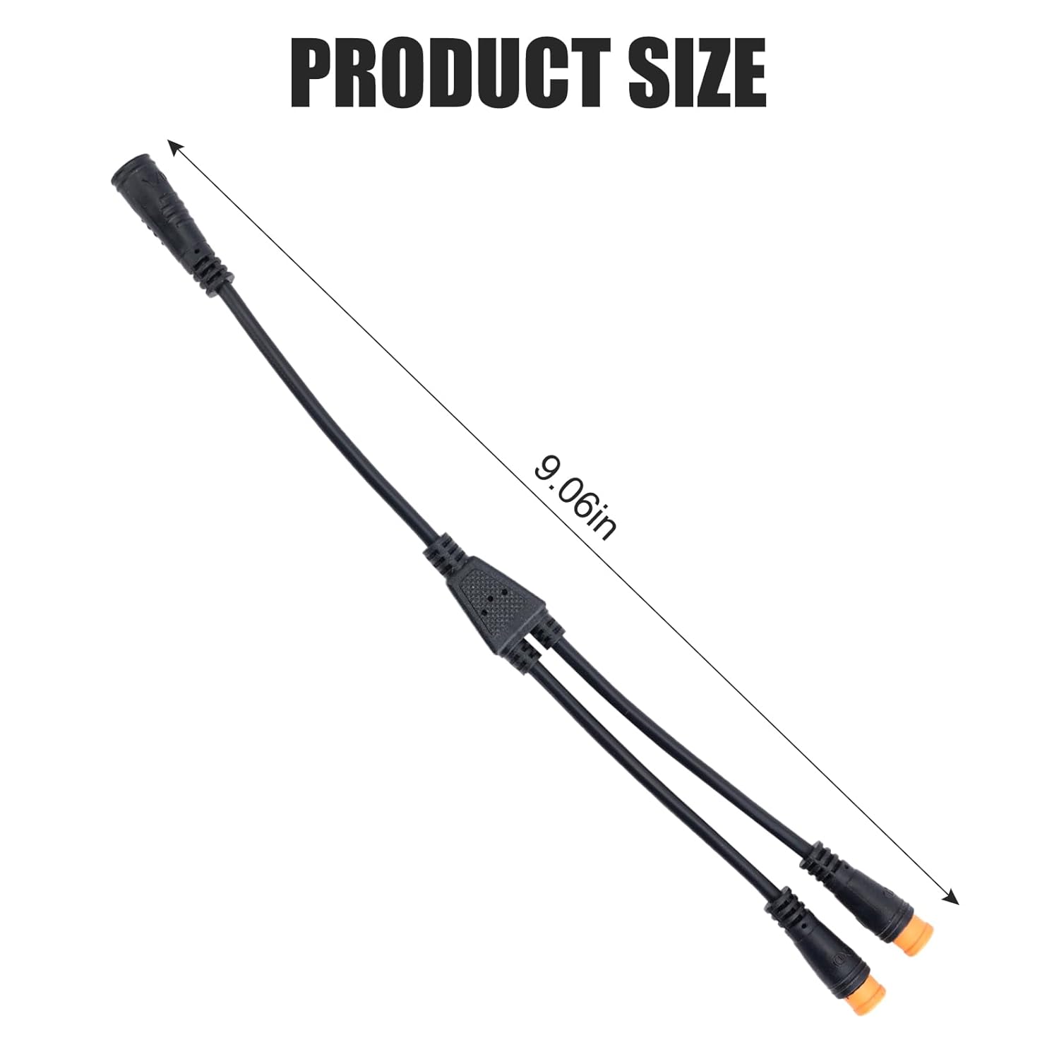 3Pin Y-Splitter 1 Female to 2 Male Waterproof