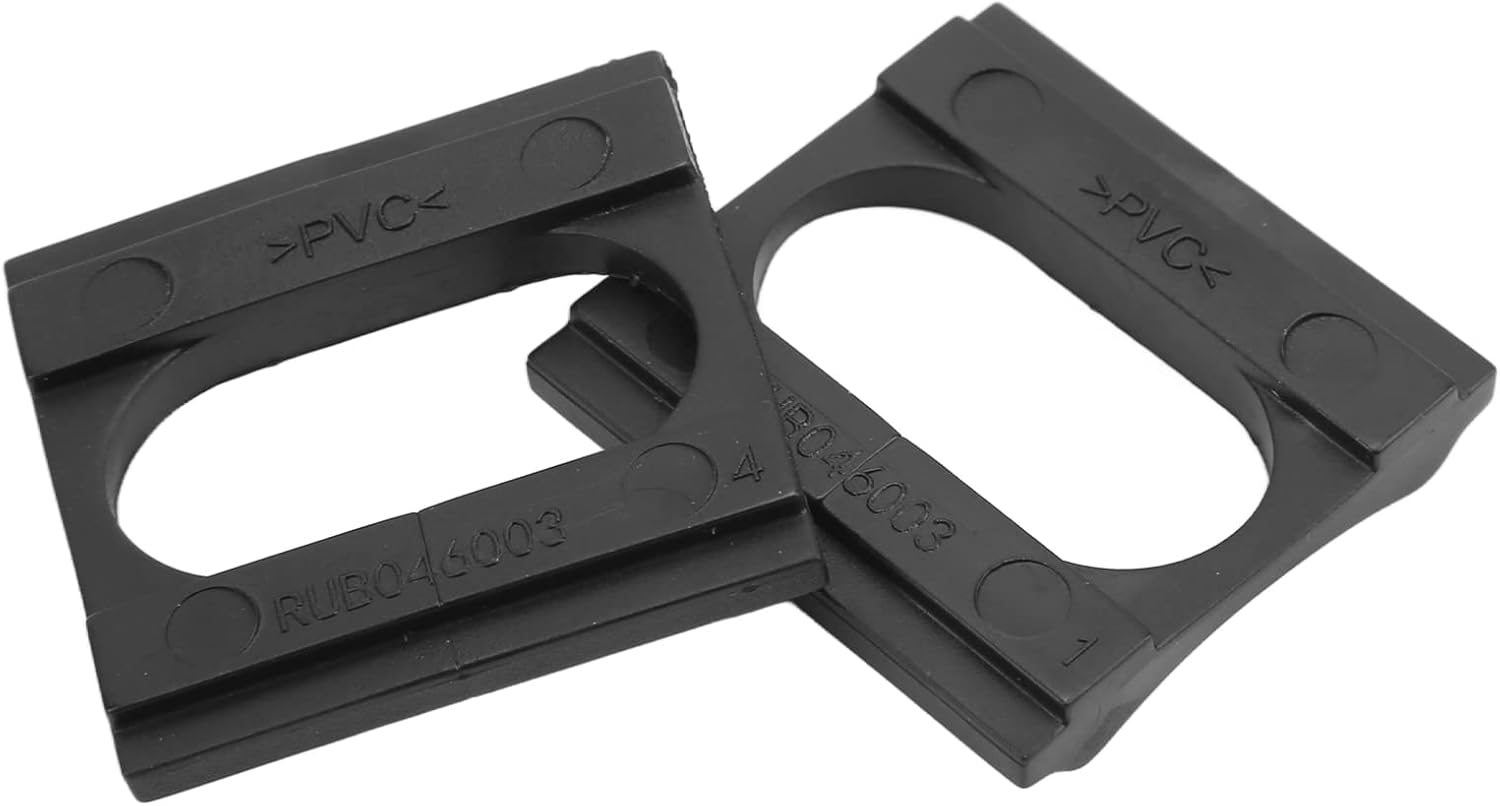Battery Mount Pad, Shock Absorbing Rubber Bracket Spacer, 2Pcs Set for E-Bike Scooter Power Tool Applications