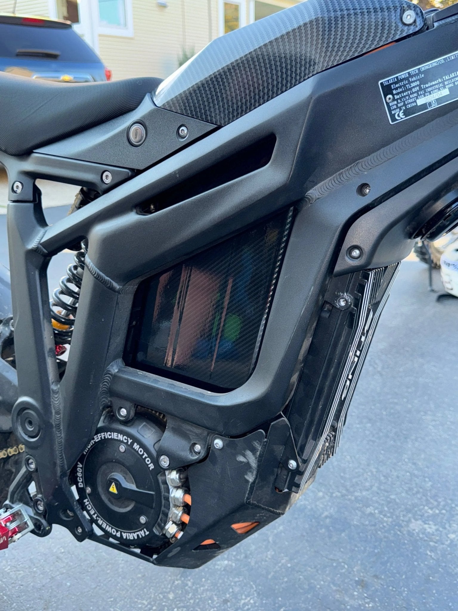 E-Bike Carbon Fiber Battery Wrap