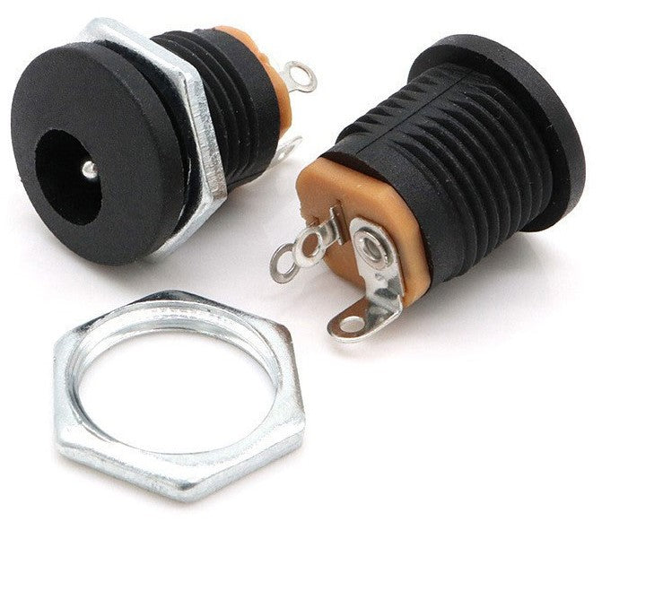 DC-022 Panel Mount 2.5mm DC Power Jack with Protective Cap