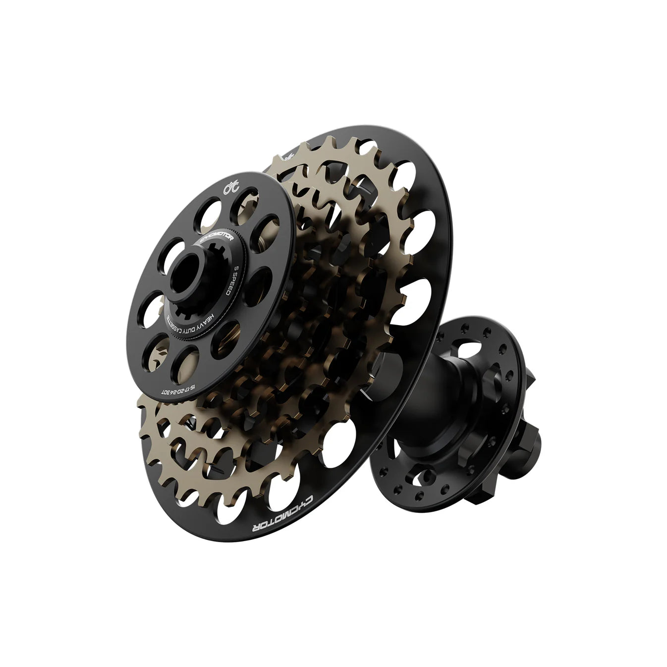 CYC Heavy-Duty 5-Speed Cassette for Mid-Drive E-Bikes | Golden Motor