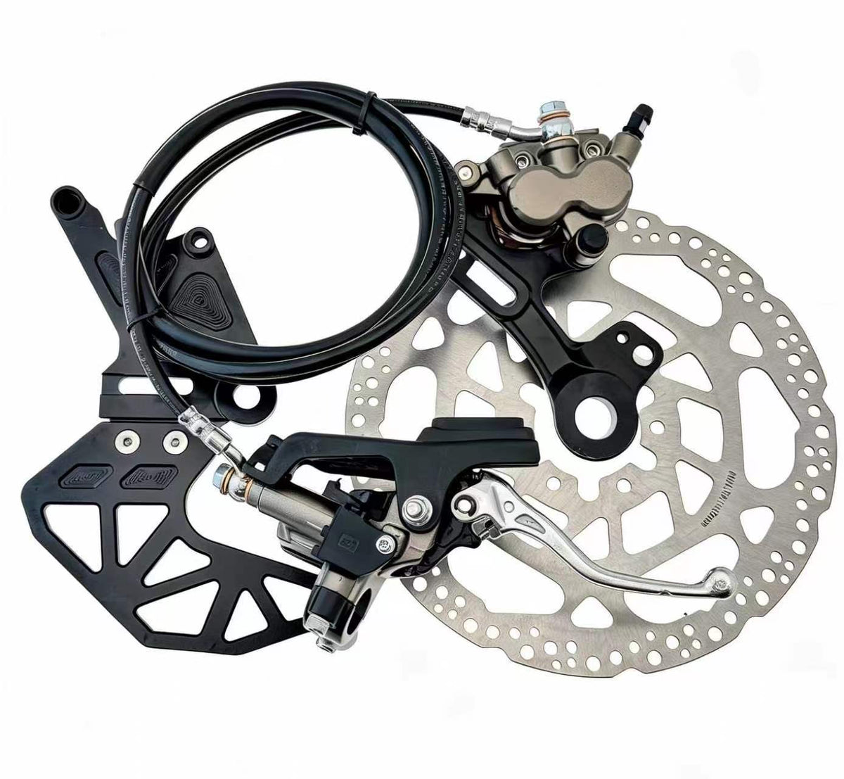 Ultra Bee Rear Hydraulic Brake Kit for Surron Light Bee & Eride Pro | Pre-Bled 240mm Upgrade
