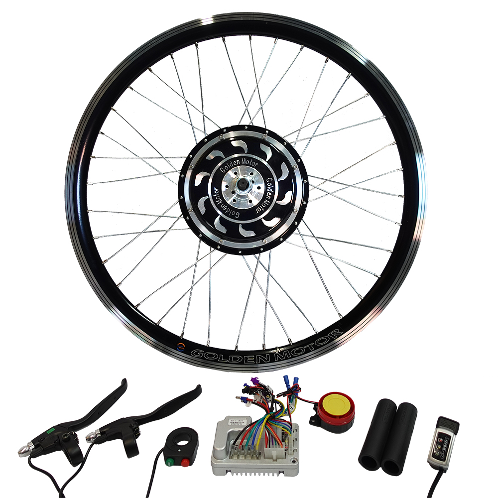 electric bicycle kit hub motor Smart Pie External (500 Watts) Benetton Black backpack 42cm Scooter Battery Transform your bike with Size:1 Pack