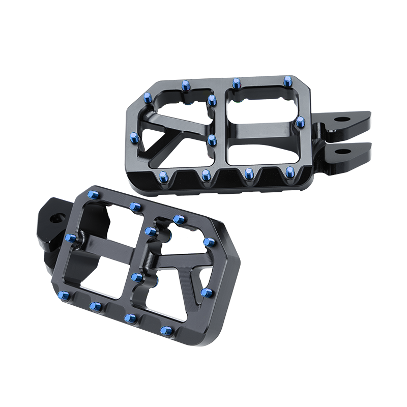Aluminium Foot Pegs Slim / Wide Black/Blue Sur-Ron LBX / E-ride / Falcon
