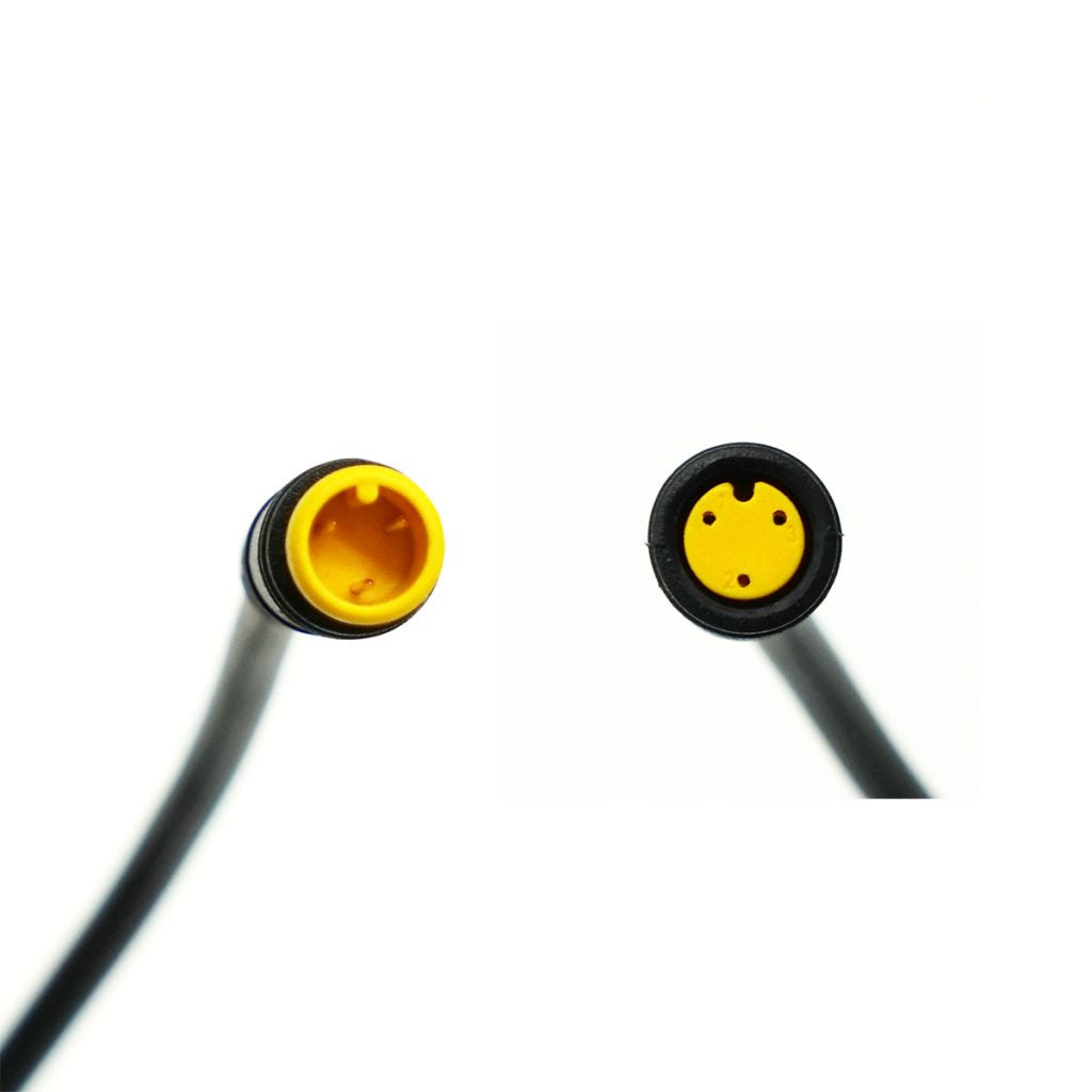 3-Pin Waterproof Extension Cable for E-Bike Throttle, Brake Lever & Shift Sensor