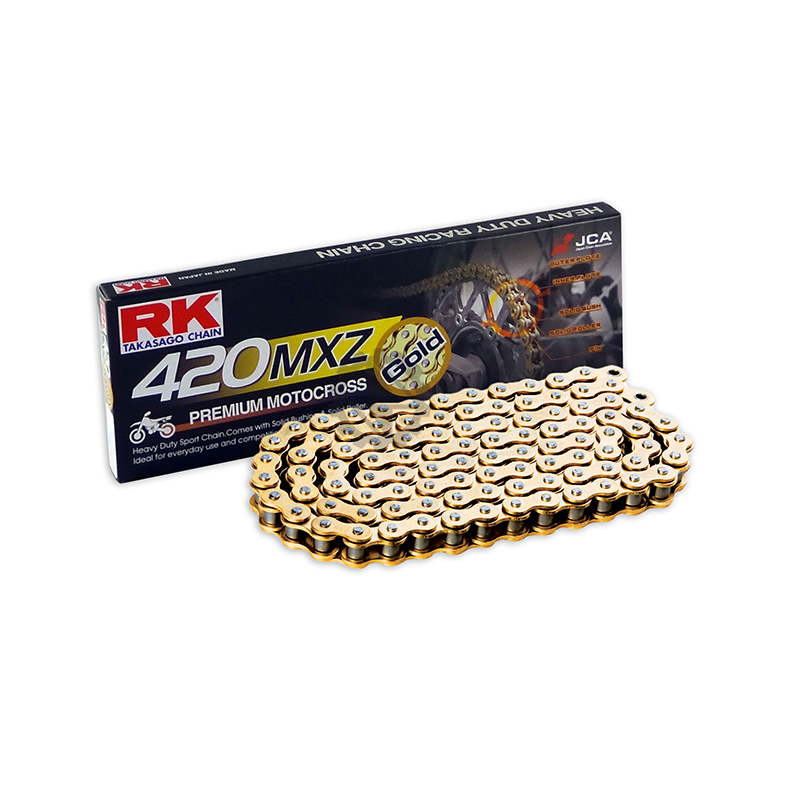 Chain RK MXZ 420 Special Racing 110 link Gold