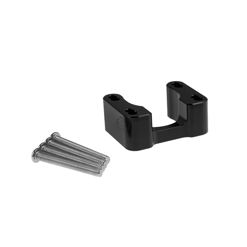 Direct Mount +1'' Riser CNC Black With Screws Talaria / Sur-Ron / E-Ride Pro
