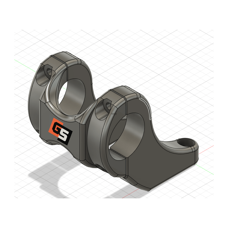 Direct Mount 2'' Rise Stem Gritshift 31.8mm CNC Black Talaria / Sur-Ron / E-Ride Pro