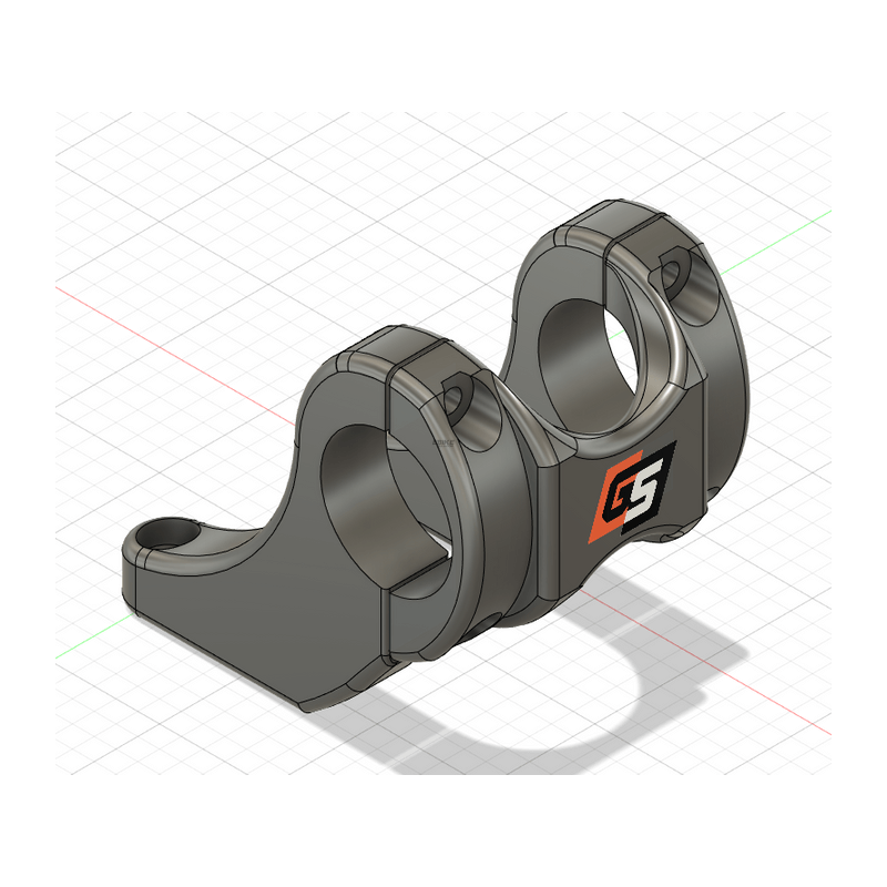 Direct Mount 2'' Rise Stem Gritshift 31.8mm CNC Black Talaria / Sur-Ron / E-Ride Pro