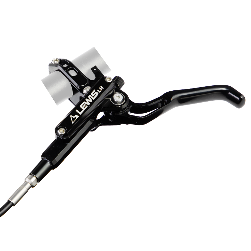 Lewis LH4 4-Pistons Hydraulic Brake Set (Front & Rear) Black