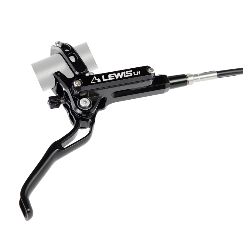 Lewis LH4 4-Pistons Hydraulic Brake Set (Front & Rear) Black