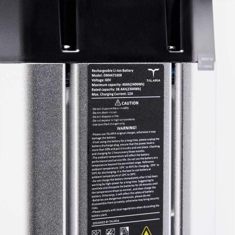 Lithium-ion Battery Pack Talaria X3 MX (60V40AH)