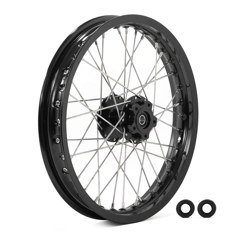 Rear Rim 16'' x 1.85" CNC Black Sur-Ron / E-Ride Pro