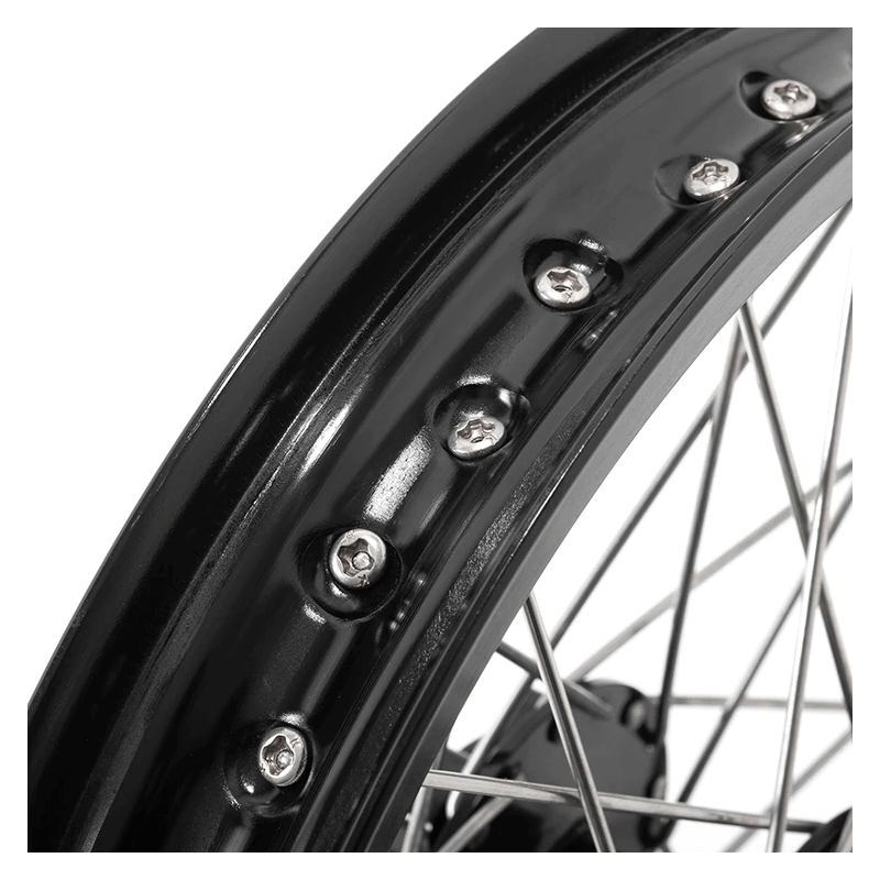 Rear Rim 19'' x 1.60" CNC Black Sur-Ron / E-Ride Pro
