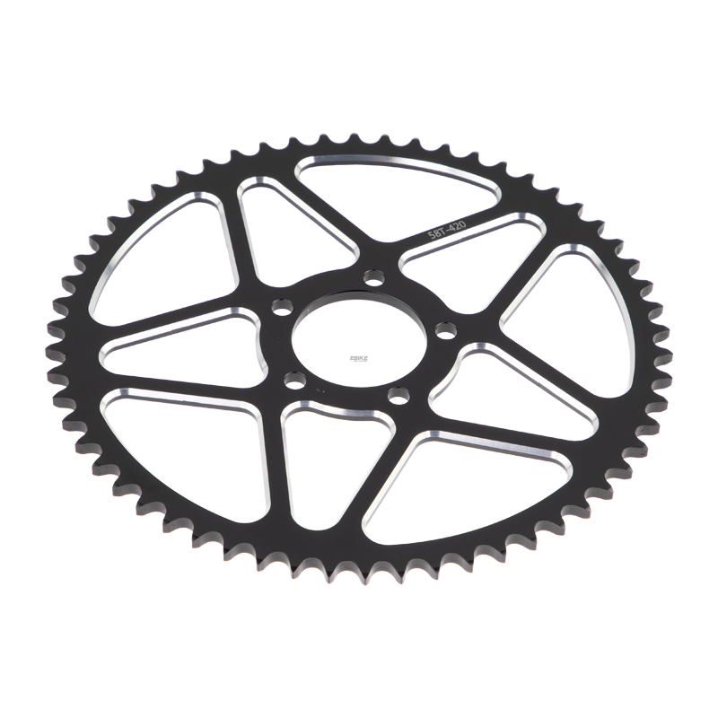 Rear Sprocket 58T AL7075 CNC Black Talaria / Sur-Ron / E-Ride Pro