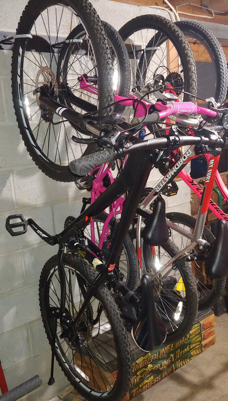 Blackstone Bike Storage Rack | 4 Bikes | Black