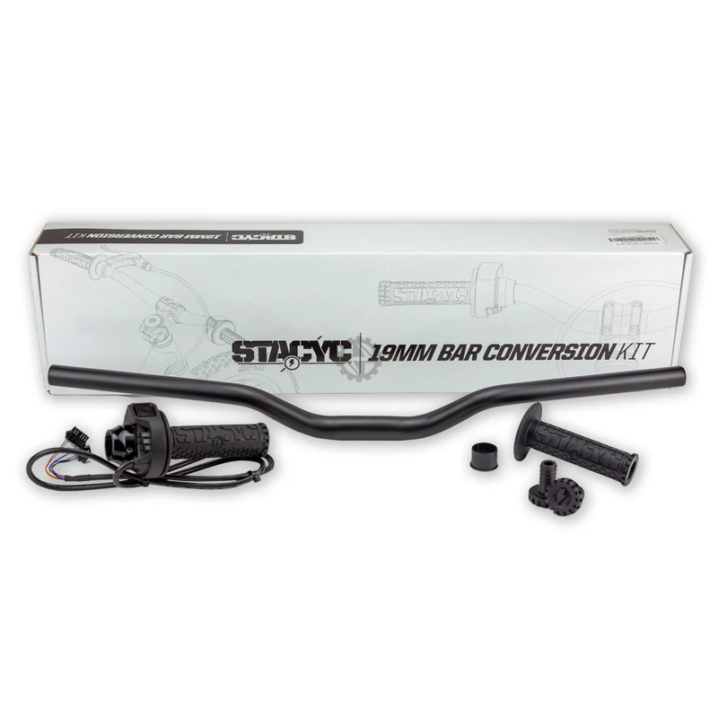 19mm Handlebar conversion kit Stacyc eDrive 12/16 22.2mm (45mm Rise)