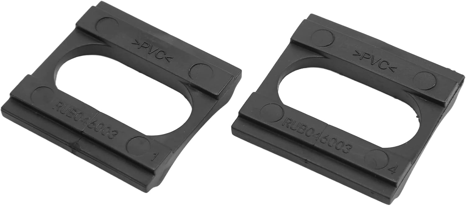 Battery Mount Pad, Shock Absorbing Rubber Bracket Spacer, 2Pcs Set for E-Bike Scooter Power Tool Applications