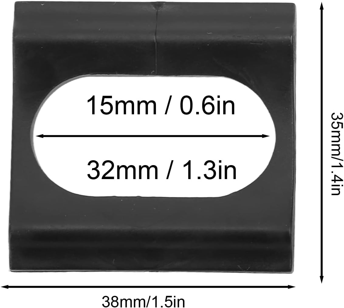 Battery Mount Pad, Shock Absorbing Rubber Bracket Spacer, 2Pcs Set for E-Bike Scooter Power Tool Applications