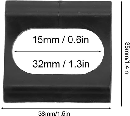 Battery Mount Pad, Shock Absorbing Rubber Bracket Spacer, 2Pcs Set for E-Bike Scooter Power Tool Applications