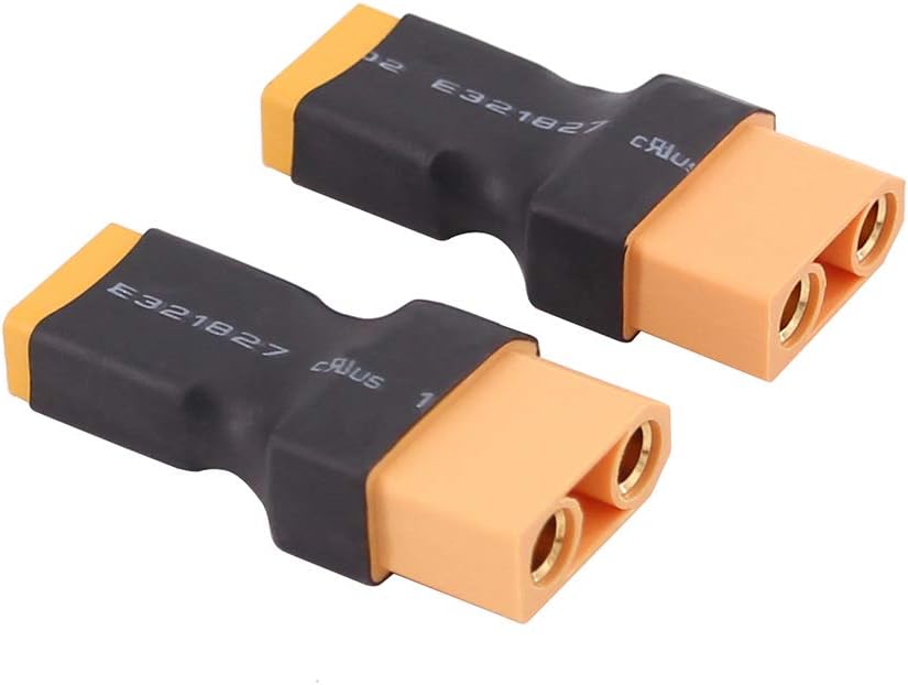 Male XT60 to Female XT90 Connector Adapter (2pcs)