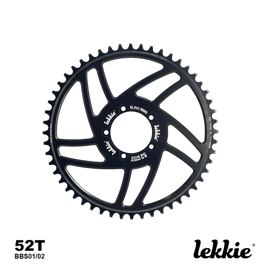 52T Bafang BBS01/02 Lekkie Bling Ring