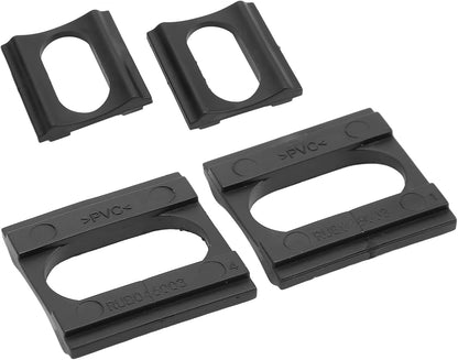 Battery Mount Pad, Shock Absorbing Rubber Bracket Spacer, 2Pcs Set for E-Bike Scooter Power Tool Applications