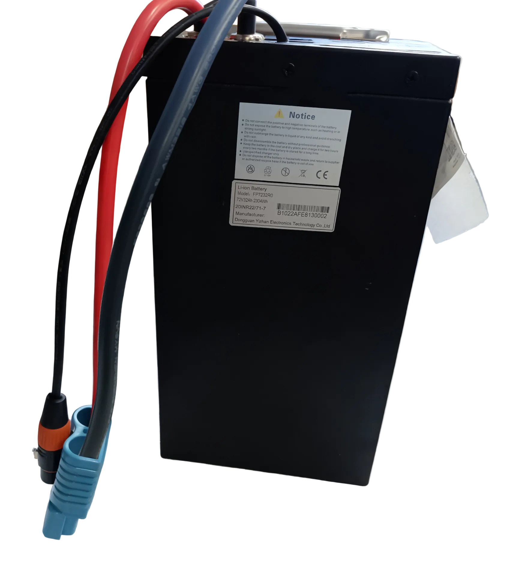 72v 32ah Samsung 50S Battery - 150 Amp BMS