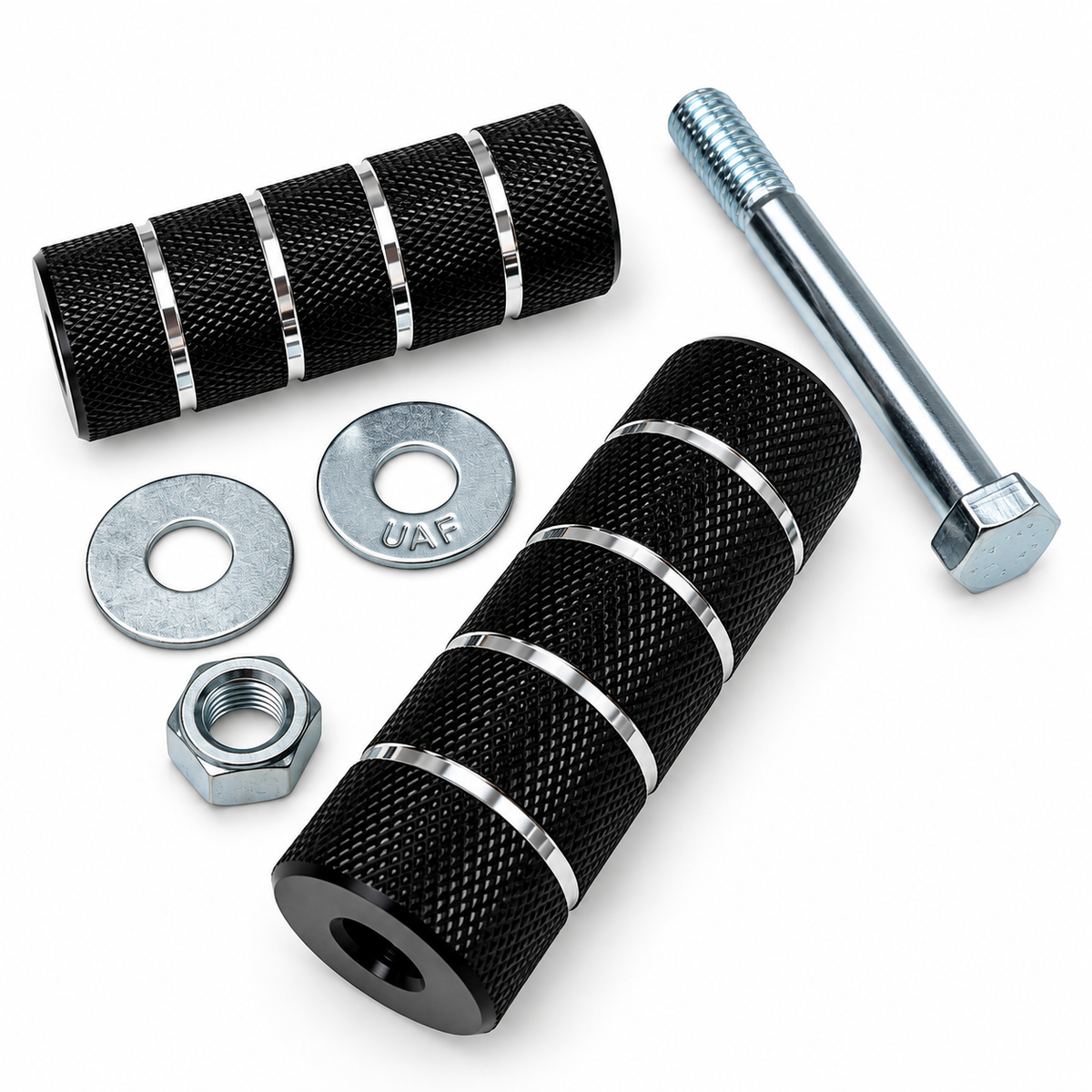 Foot Peg Kit — Pedal Delete Conversion (Bolt-On, Bottom Bracket Mount)