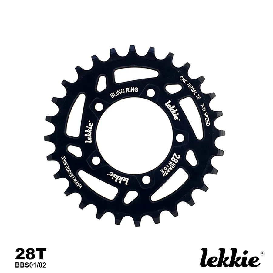 Lekkie 28T Bafang BBS02 Bling Ring