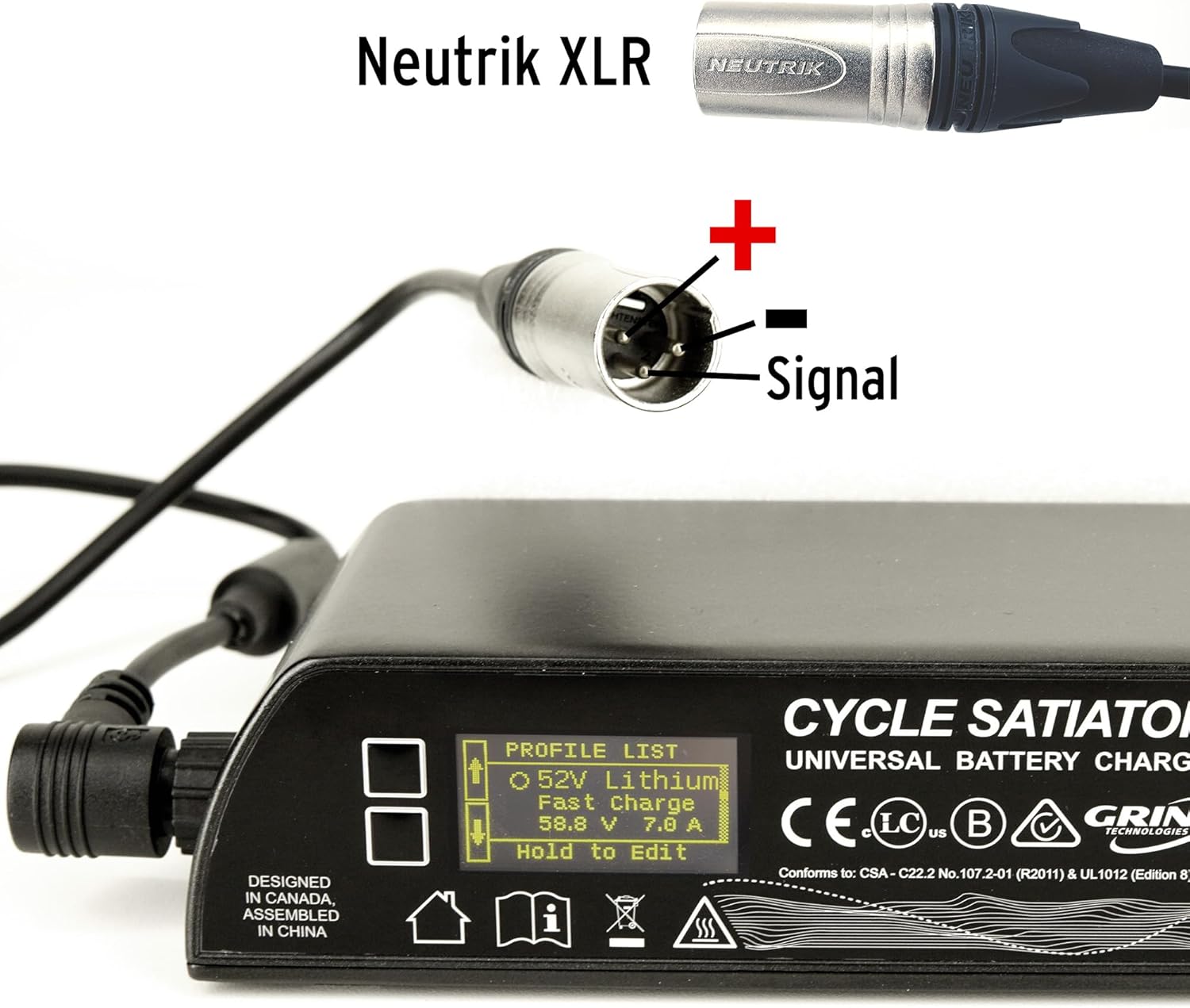 Cycle Satiator Programmable E Bike Charger Golden Motor Cycle Satiator Programmable E Bike Charger Golden Motor