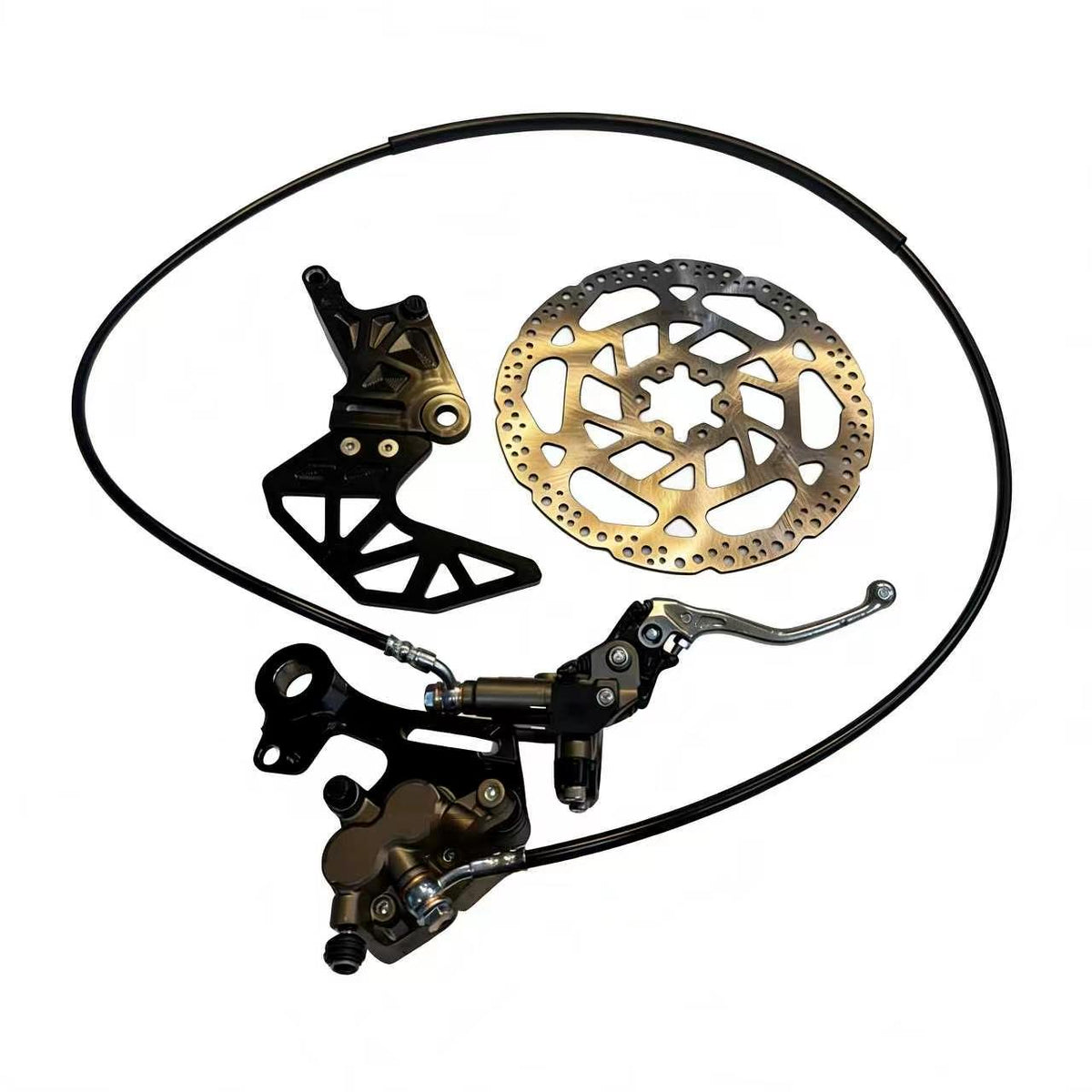 Ultra Bee Rear Hydraulic Brake Kit for Surron Light Bee & Eride Pro | Pre-Bled 240mm Upgrade