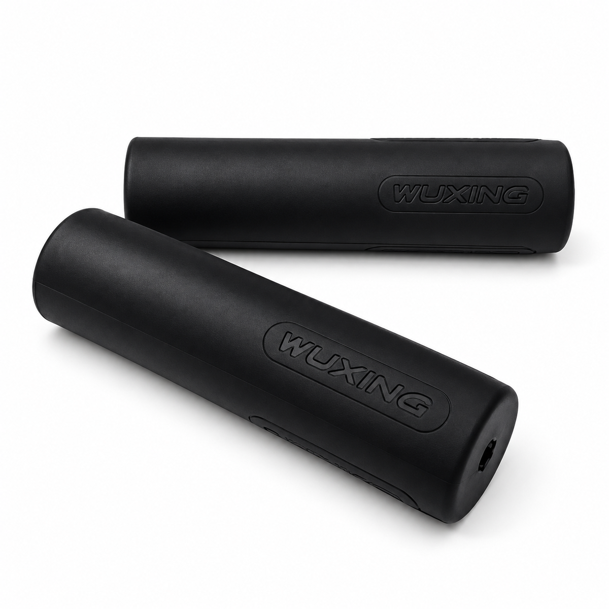 Wuxing Soft Rubber Bike Handlebar Grips – Slip-On, Non-Slip (Pair) for E-Bike, MTB & Commuter