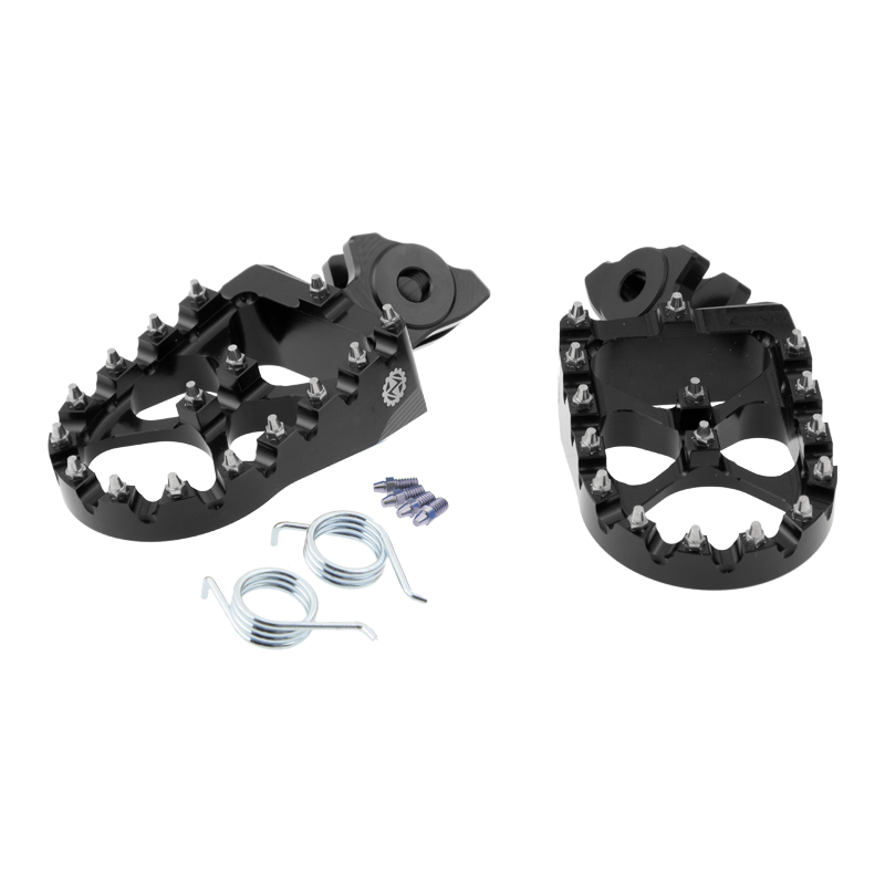 Aluminium Foot Pegs Extra wide Black Talaria / Sur-Ron / Segway