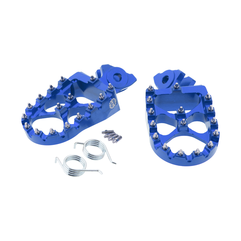 Aluminium Foot Pegs Extra wide Blue Talaria / Sur-Ron / Segway