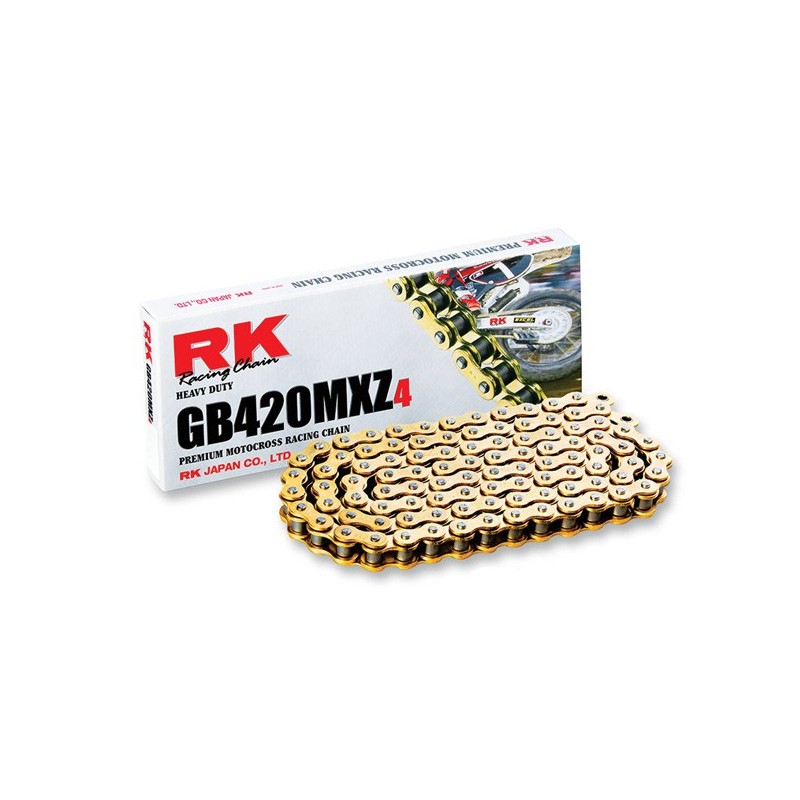 Chain RK MXZ 420 Special Racing 110 link Gold