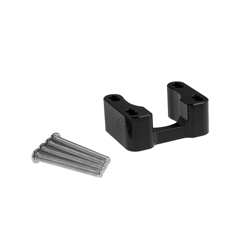 Direct Mount +1'' Riser CNC Black With Screws Talaria / Sur-Ron / Segway