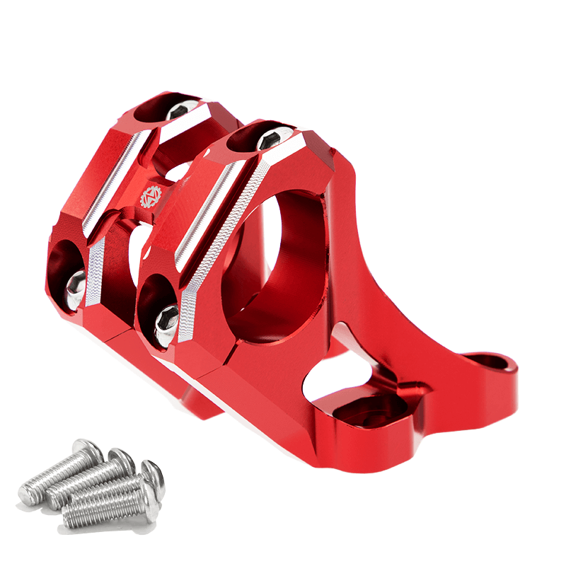 Handlebar Stem Direct Mount CNC Red 31.8mm Black Talaria / Sur-Ron / Segway