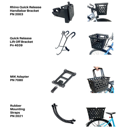 Momo Basket - Large Basket that mounts to any bike rack