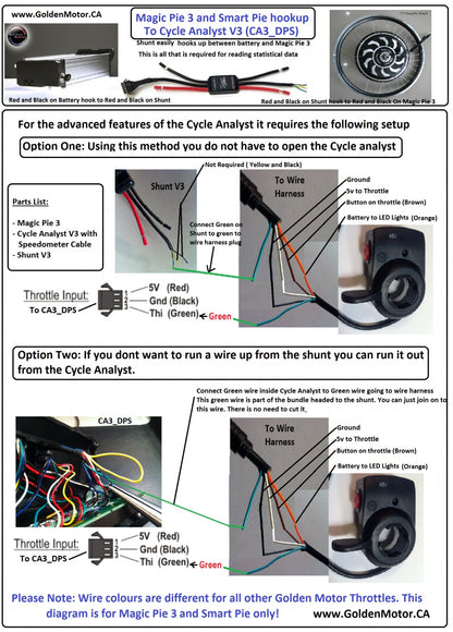 High Power Version of Cycle Analyst V3 with Shunt