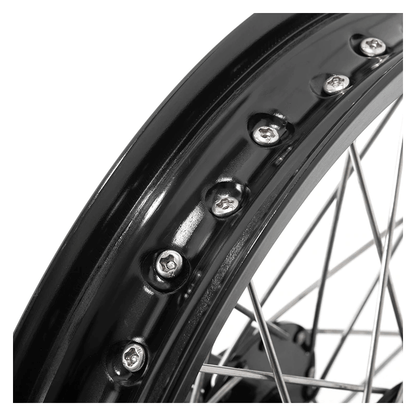 Rear Rim 19'' x 1.60" CNC Black Sur-Ron / Segway