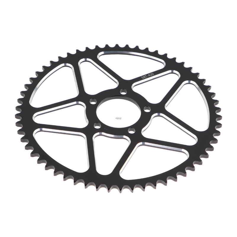 Rear Sprocket 58T AL7075 CNC Black Talaria / Sur-Ron / Segway