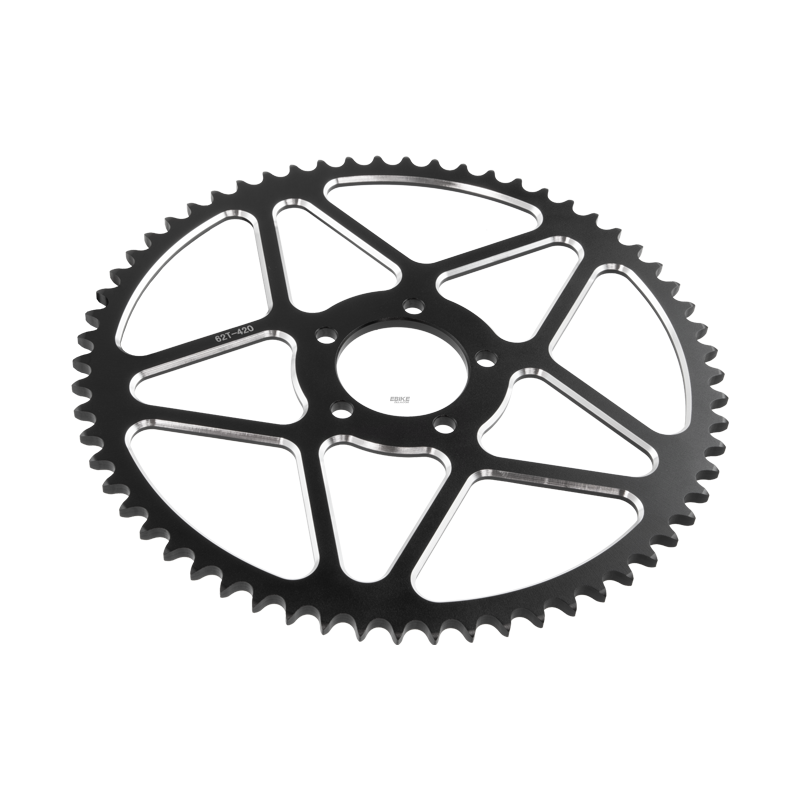 Rear Sprocket 62T AL7075 CNC Black Talaria / Sur-Ron / Segway