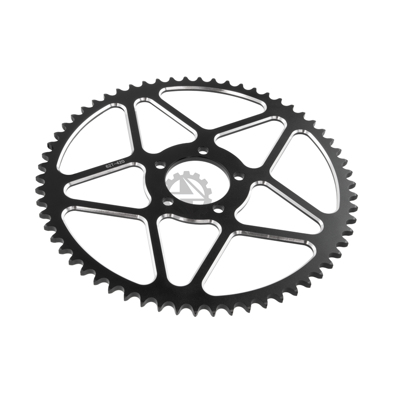 Rear Sprocket Type 1 62T AL7075 CNC Black Talaria Sting MX3, MX4, X3 / Sur-Ron LB-X