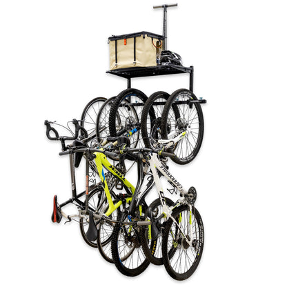 G-Bike Wire Shelf | Adjustable Wall Storage System | Holds 5 Bikes