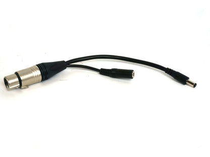 XLR to DC Barrel Plug Adapter